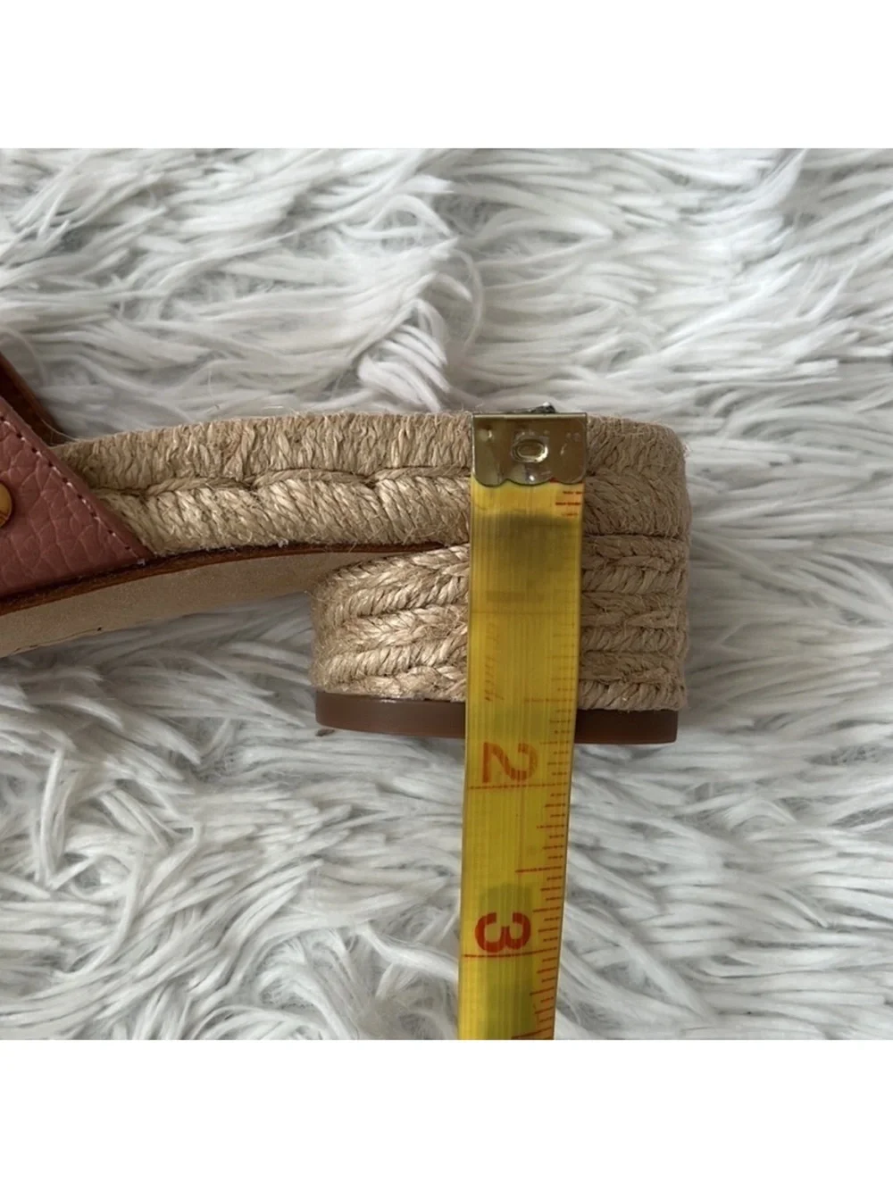 Tory Burch Women’s Pink moon Leather Slide Sandals with Gold Logo size 6
